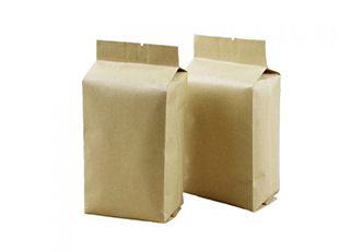 Brown Kraft Paper 4 Sides Sealing Bag
