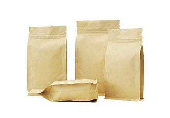 Brown Kraft Paper 8 Sides Sealing Bag